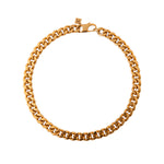 Collar Necklace by Märta Larsson in 18k gold-plated recycled brass. Chunky gold collar necklace with polished finish — handcrafted in Stockholm.