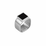 Mondrian Ring Black Tourmaline