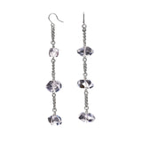 Longing Clear Quartz Earrings