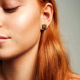 The “M” Convertible Dalmatian Earrings
