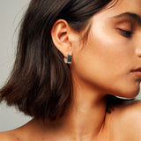 Signature Creole Polished Silver Earrings