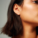 Signature Polished Silver Earrings