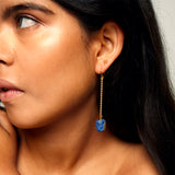 Keep Me Hanging Lapis Lazuli Earrings