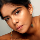 Keep Me Hanging Calcite Pyrite Earrings