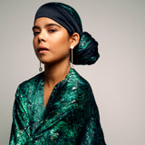 Malachite Square Silk Scarf