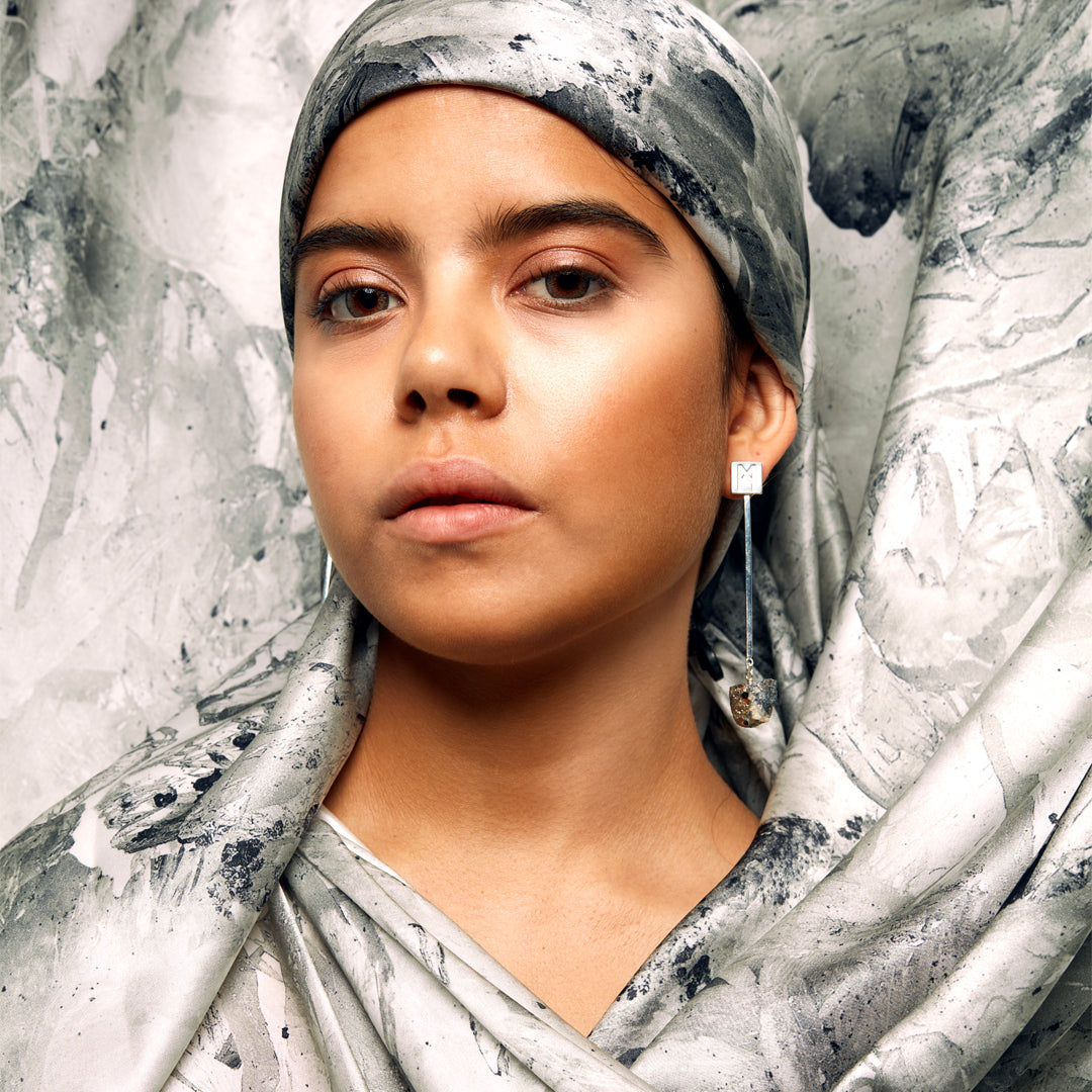 Baryte Square Scarf