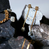 The “M” Convertible Dalmatian Earrings