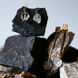 The Raw One Rough Quartz Earrings