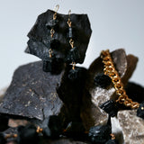Yeah Yeah Yeahs Black Tourmaline Earrings