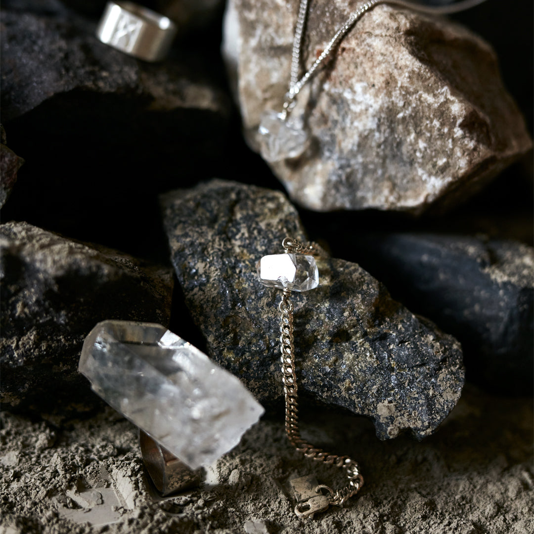 The Raw One Clear Quartz Bracelet