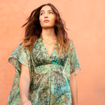 Joplin Aqua Short Kaftan