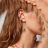 Keep Me Hanging Ruby Zoisite Short Earrings