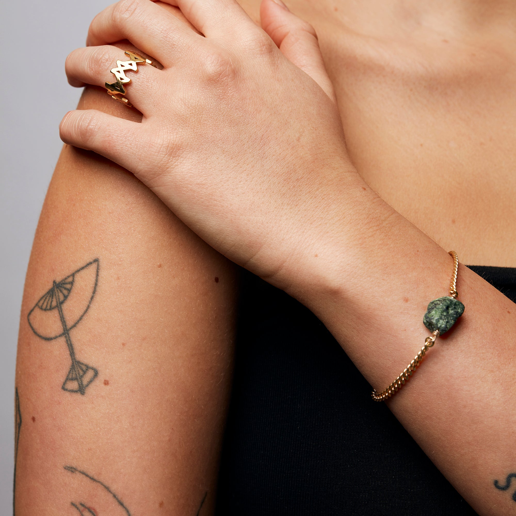 The Raw One Ruby Zoisite Bracelet