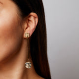 The “M” Convertible Dalmatian Earrings