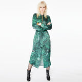 Harry Malachite Midi Shirt Dress