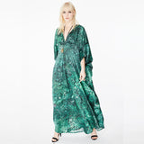 Dunaway Malachite Silk Kaftan