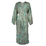 Del Rey Aqua Batwing Dress