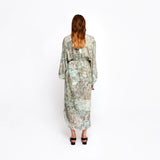 Del Rey Aqua Batwing Dress