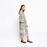 Del Rey Aqua Batwing Dress