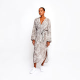 Del Rey Feathered Batwing Dress