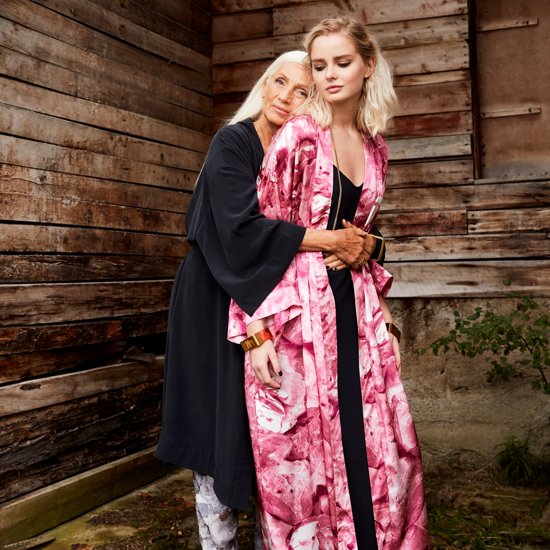 Rossellini Pink Galena Kimono