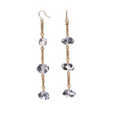 Longing Clear Quartz Earrings