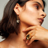 Keep Me Hanging Dalmatian Short Earrings