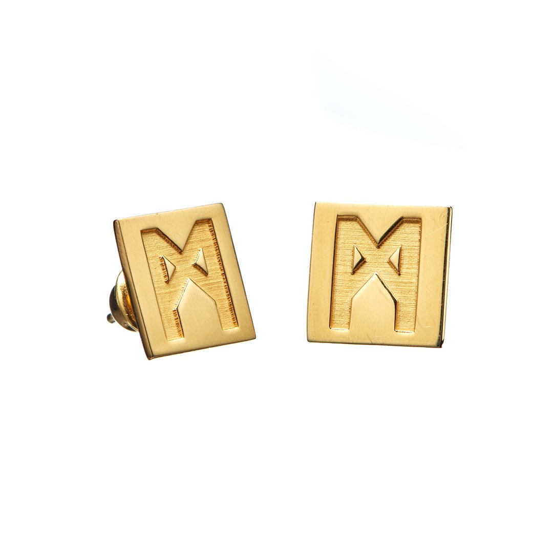 The “M” Convertible Dalmatian Earrings