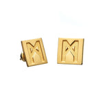 The “M” Convertible Dalmatian Earrings