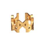 MMM Brushed Gold Vermeil Ear Cuff