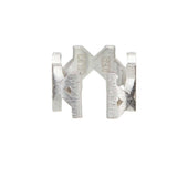 MMM Brushed Sterling Silver Ear Cuff