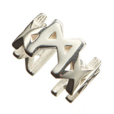 MMM Polished Sterling Silver Ear Cuff