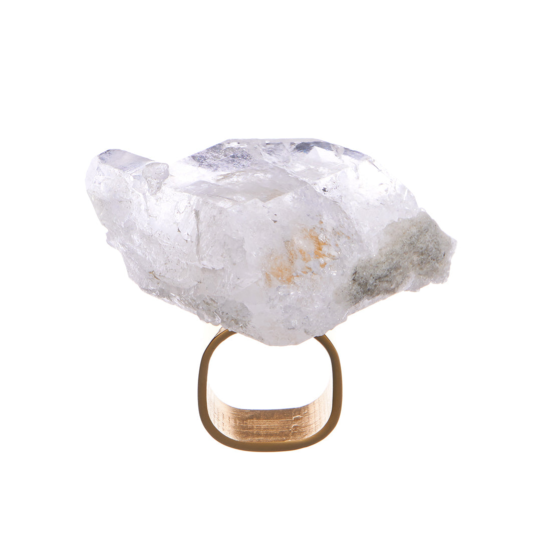 Art Ring Clear Quartz