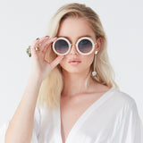 The “M” Convertible Quartz Earrings