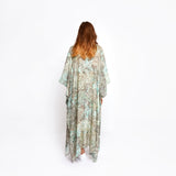 Florence Aqua Relaxed Kaftan