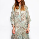 Florence Aqua Kaftan