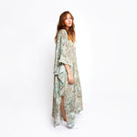 Florence Aqua Kaftan