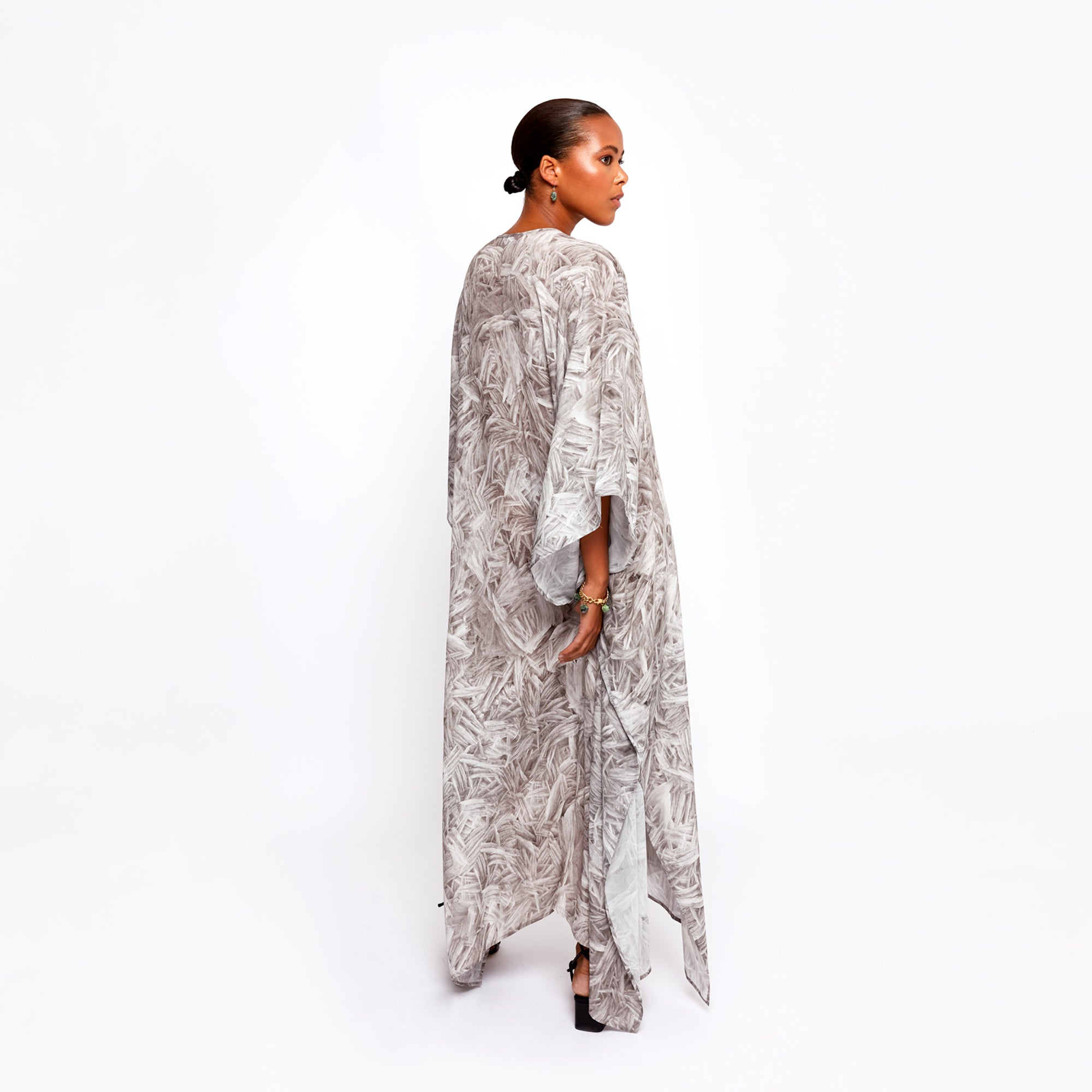 Florence Feathered Quartz Kaftan 