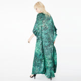 Dunaway Malachite Silk Kaftan