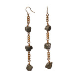 Longing Pyrite Earrings