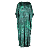 Dunaway Malachite Silk Kaftan