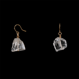 The Raw One Rough Quartz Earrings