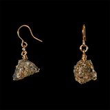 The Raw One Calcite Pyrite Earrings