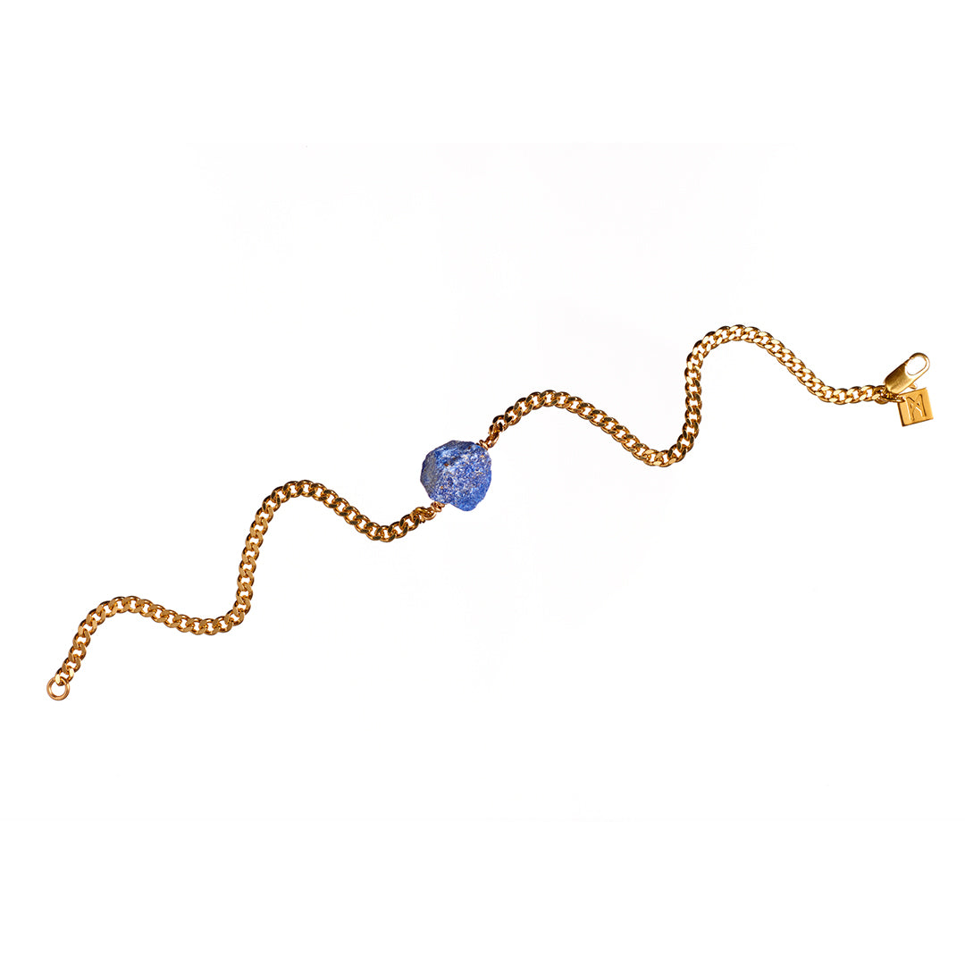 The Raw One Lapis Lazuli Anklet