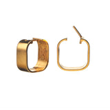 Signature Creole Polished Gold Earrings