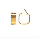 Signature Creole Polished Gold Earrings