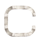MMM Brushed Sterling Silver Ear Cuff