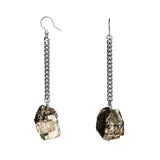Keep Me Hanging Pyrite Crystal Earrings