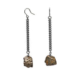 Keep Me Hanging Pyrite Earrings