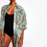 Winona Aqua Relaxed Shirt